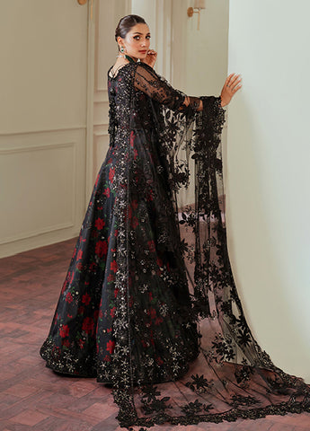 EMBROIDERED NET CH13-05 UNSTITCHED