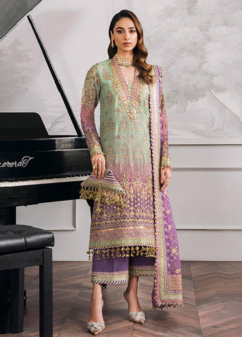 EMBROIDERED CHIFFON CH12-08