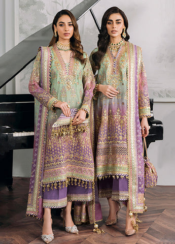 EMBROIDERED CHIFFON CH12-08