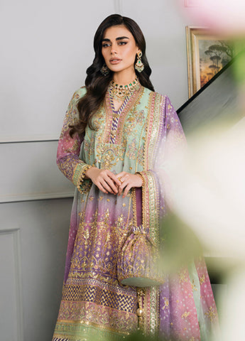 EMBROIDERED CHIFFON CH12-08