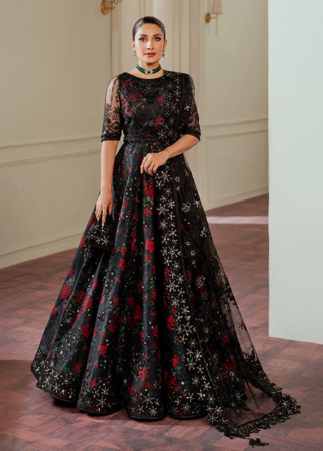 EMBROIDERED NET CH13-05 UNSTITCHED