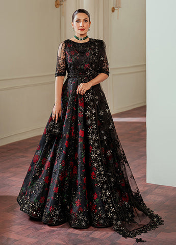EMBROIDERED NET CH13-05 UNSTITCHED