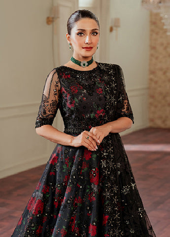 EMBROIDERED NET CH13-05 UNSTITCHED