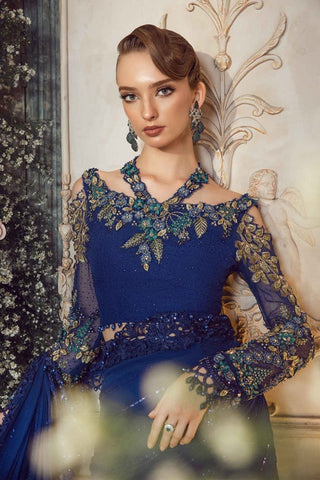 Unstitched Mbroidered | Cobalt Blue