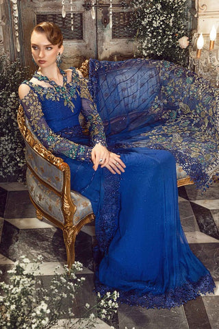 Unstitched Mbroidered | Cobalt Blue