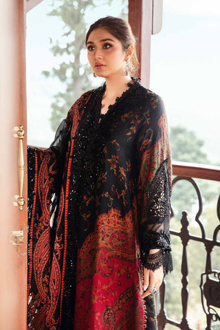 Embroidered Velvet Suit | DL-1204