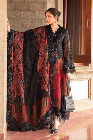 Embroidered Velvet Suit | DL-1204