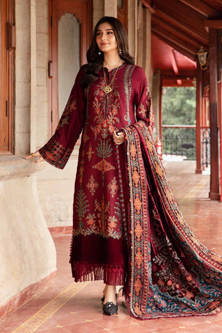 Embroidered Twill Linen Suit DL-1210