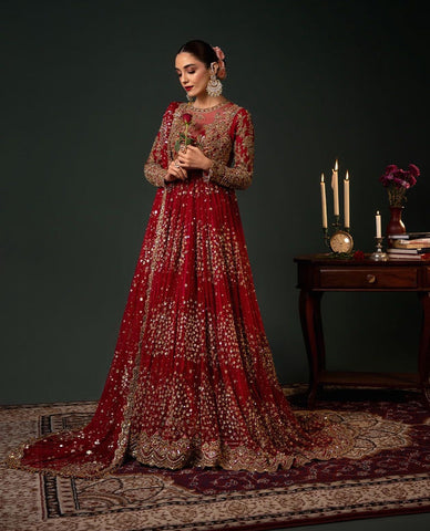 Ahmad Sultan Red Bridal Collection