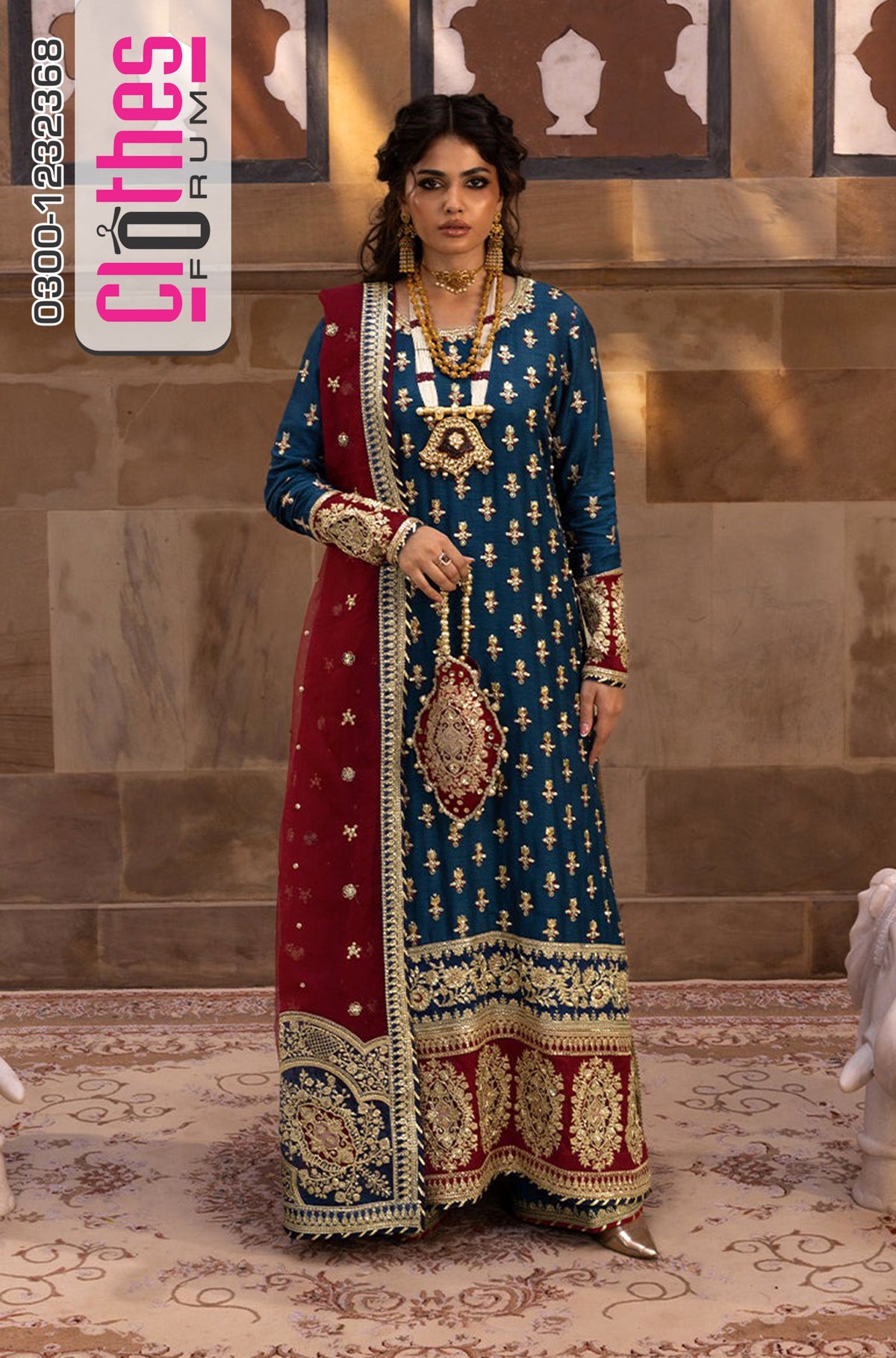 Rangrasya Mahnaz | Swarovski Embellished Korean Raw Silk & Organza Dupatta