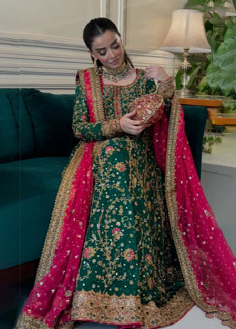 Haris Shakeel | 3Piece Unstitched Embroidered Formal Dress |